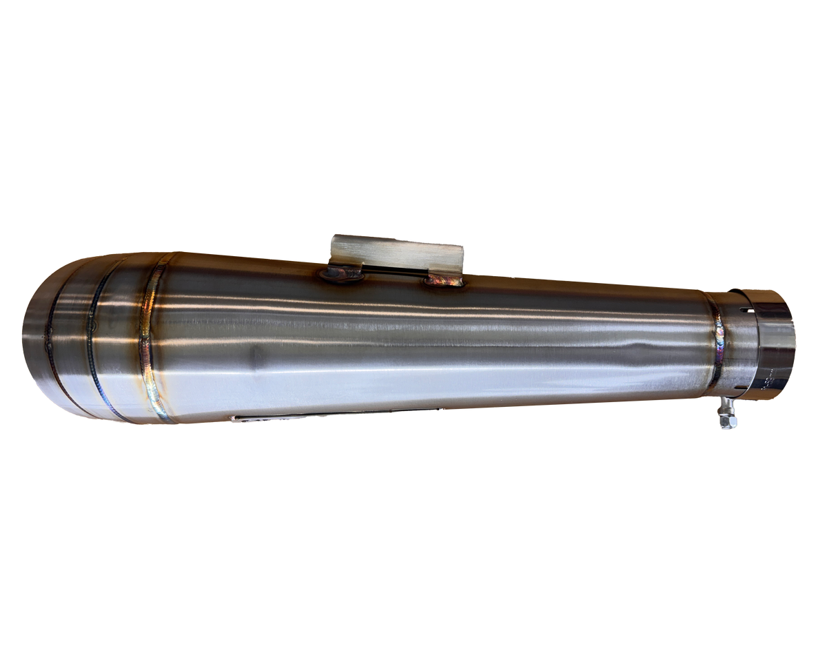 Streetsweeper Cone-Style Turndown 2.25" Slip On Muffler, photo 4 of 9