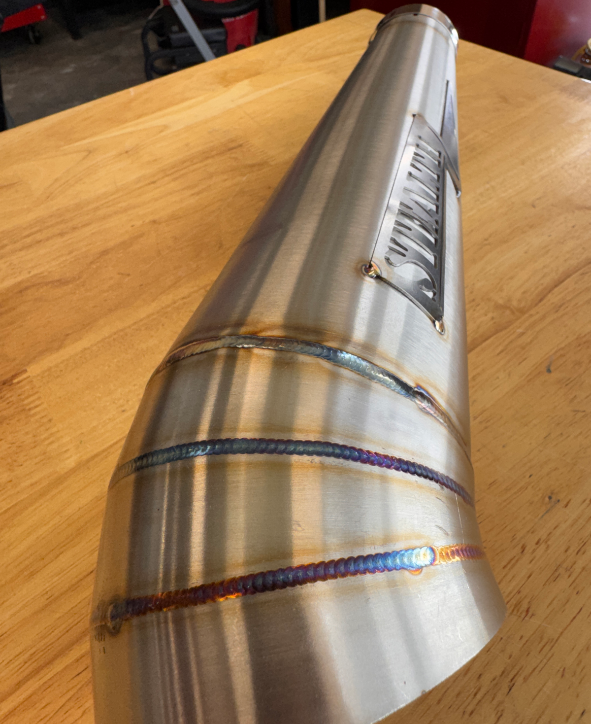 Streetsweeper Cone-Style Turndown 2.25" Slip On Muffler, photo 7 of 9