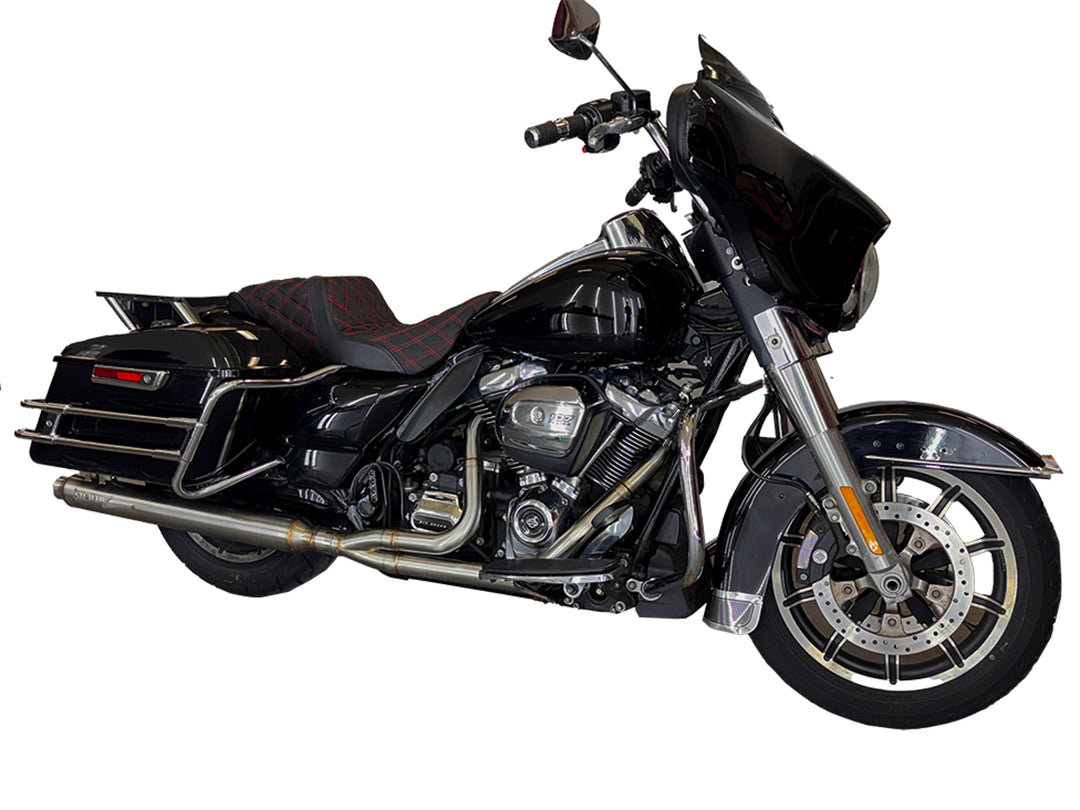 Harley Bagger Full Length Pipe Bomb Slip On Muffler