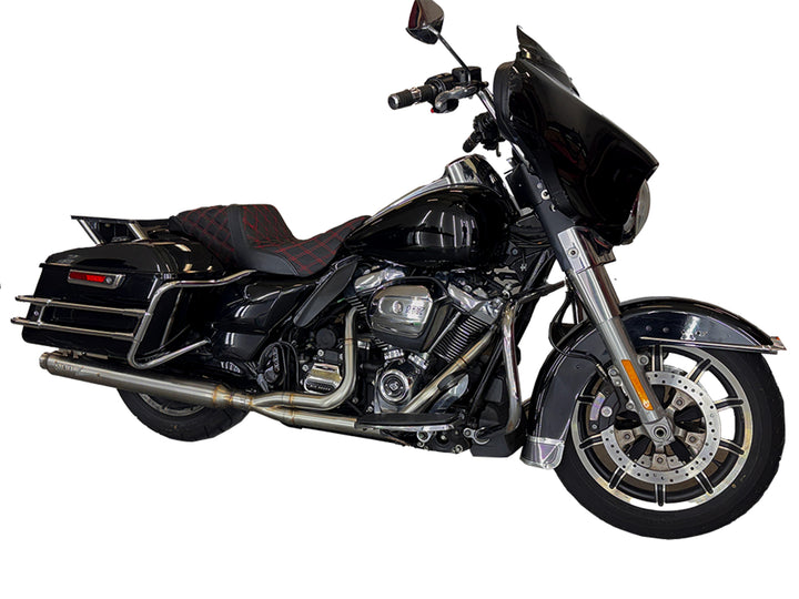 Harley Bagger Full Length Pipe Bomb Slip On Muffler