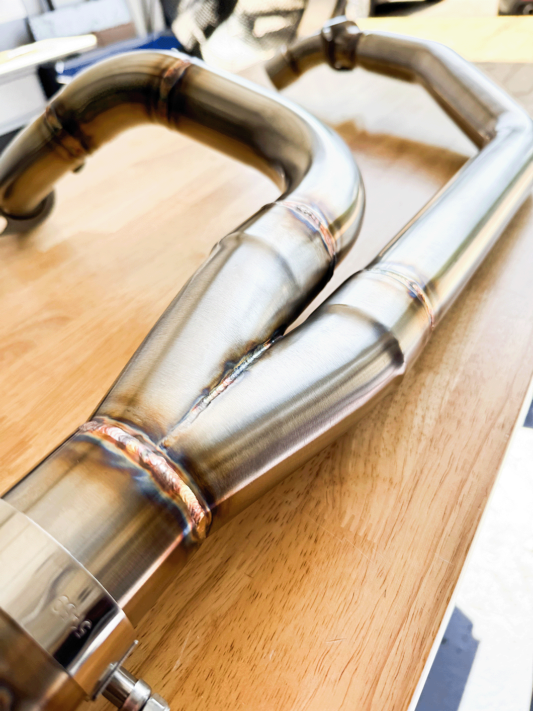 Stealth Pipes Indian Super Chief High Performance Exhaust Reverse Cone Turnout Pipe Bomb Muffler Bracket Hardware, photo 9 of 16