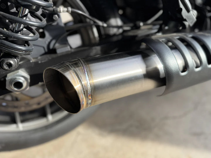 Kruesi/Stealth High-Po Nightster Slip On Muffler