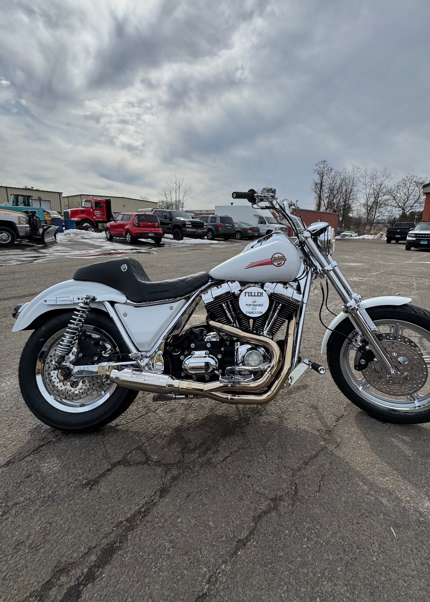 Harley FXR fitted with Stealth Pipes exhaust system – 1985–1994 stainless steel headers and muffler, photo 7 of 9