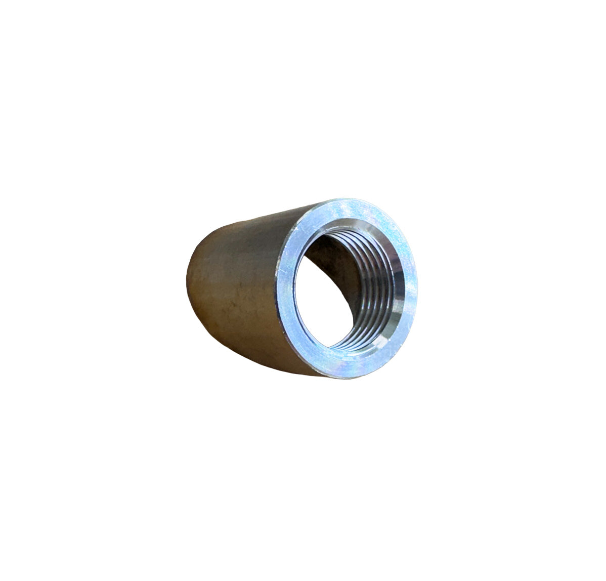 Stainless Steel O2 Sensor Weld Bung 45° Cut M18x1.5, photo 3 of 7