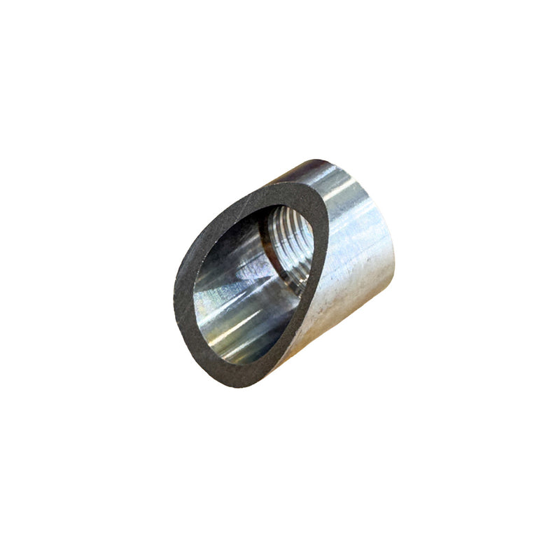 Stainless Steel O2 Sensor Weld Bung 45° Cut M18x1.5