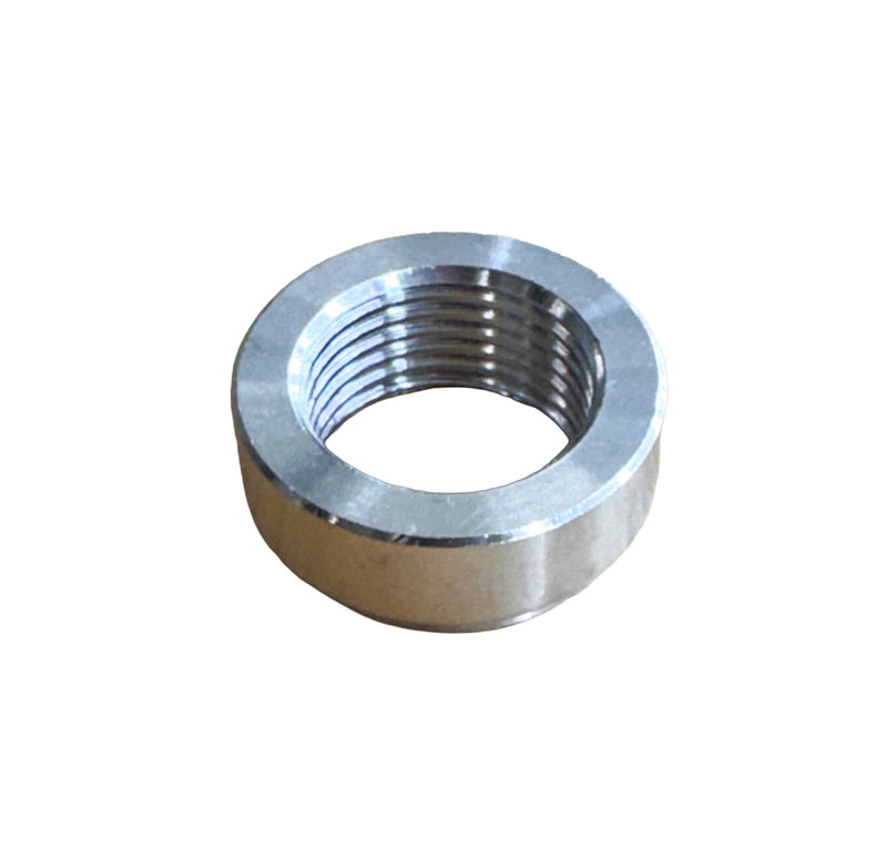 Stainless Steel O2 Sensor Weld Bung, Lip Style, M18x1.5