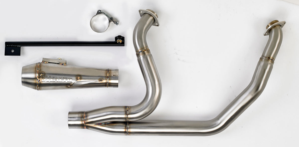 Harley Short Bagger exhaust system 1996–2016 by Stealth Pipes – American-made stainless performance upgrade, photo 4 of 18
