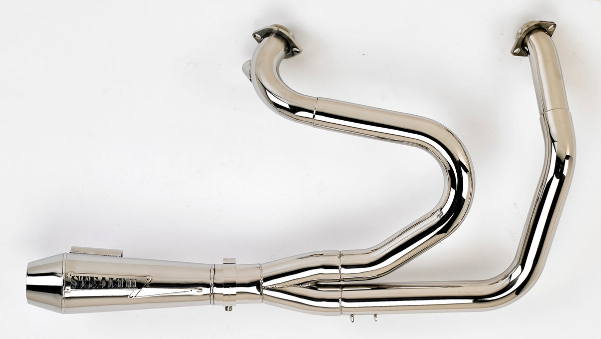 2004–2022 Harley Sportster fitted with Stealth Pipes exhaust system – stainless muffler upgrade, photo 6 of 12